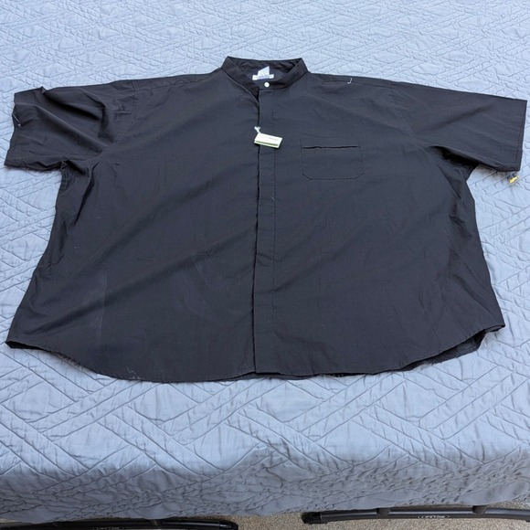 churchwear Other - ChurchWear by Murphy Black Clergy Shirt Men Size 20 Short Sleeve Button Up